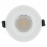 Downlight Lux Fire 640Lm 9 Watt (51W) 3000K IP65. Hvid