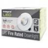 Downlight Lux Fire 640Lm 9 Watt (51W) 3000K IP65. Hvid