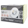 Downlight Lux Fire 850Lm 12 Watt (61W) 3000K IP65. Hvid